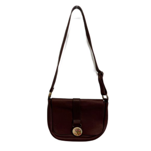 Handbags - Vintage Handmade 70's Brass Barlow Craftmasters of Nantucket Leather Handbag